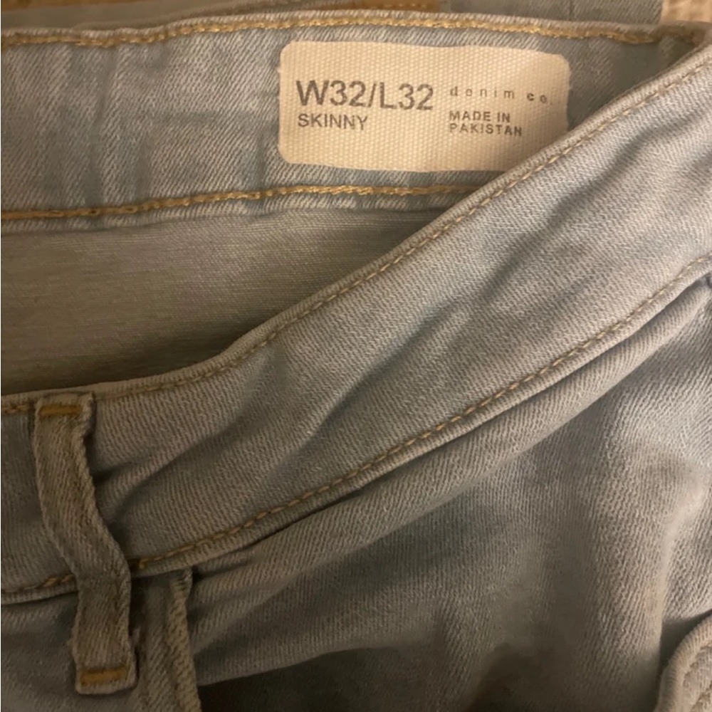 Denim& Co men skinny jeans size 32W/32L in good condition - Picture 3 of 3